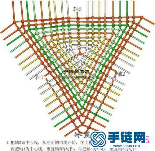 绳编三角棕教程