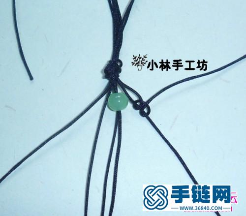 绳编漂亮的手链款式图、编制方法教程