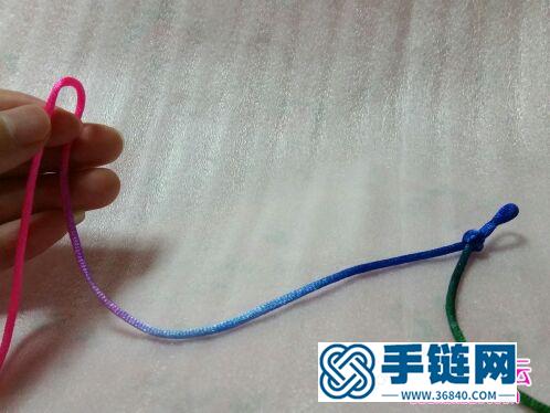 绳编团锦结腰带的方法