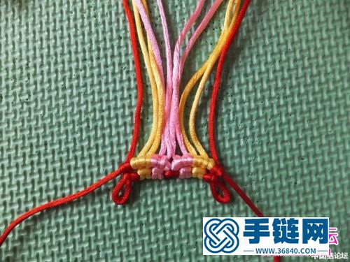 绳编蝴蝶教程图解，塑料绳编蝴蝶详细编法