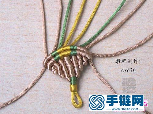 中国结绳编小龙虾教程