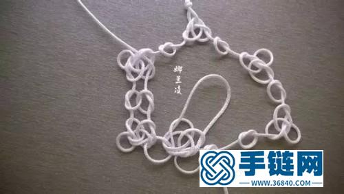 一步步教你绳编桃花结吊坠