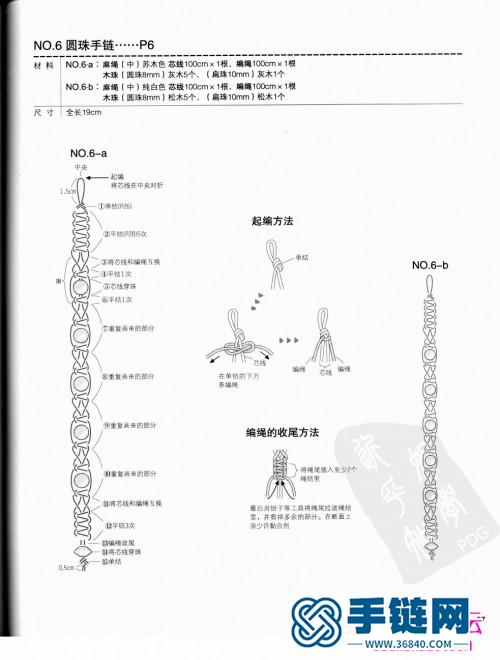 麻绳编织方法：《用麻绳编织幸运小饰物2》（全书）