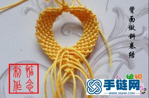 绳结心型挂饰的制作方法图片
