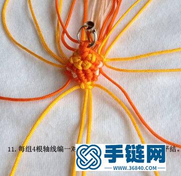 绳结流苏挂件的制作方法