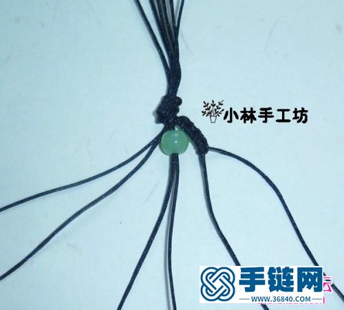 绳编漂亮的手链款式图、编制方法教程