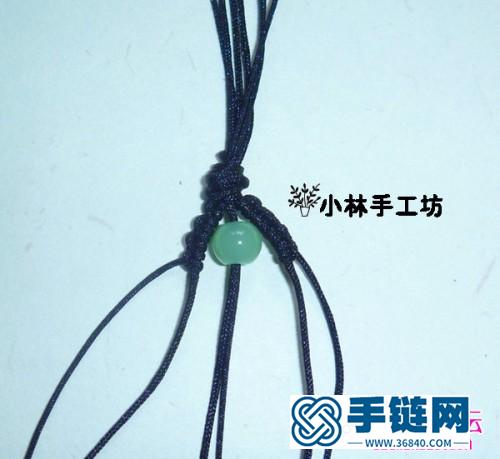 绳编漂亮的手链款式图、编制方法教程