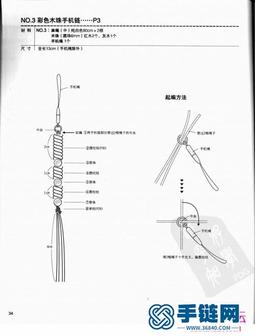 麻绳编织方法：《用麻绳编织幸运小饰物2》（全书）