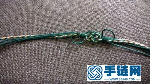简单的中国结手链编法