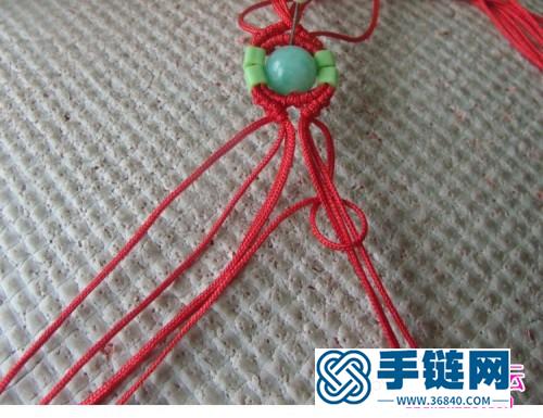 中国结手链的详细编法步骤图