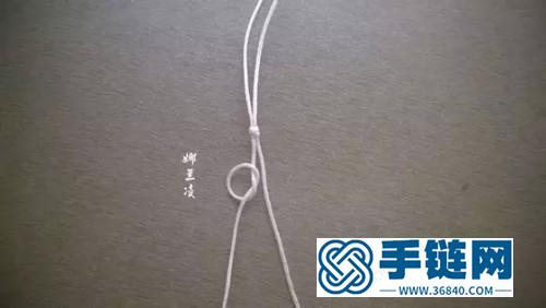一步步教你绳编桃花结吊坠