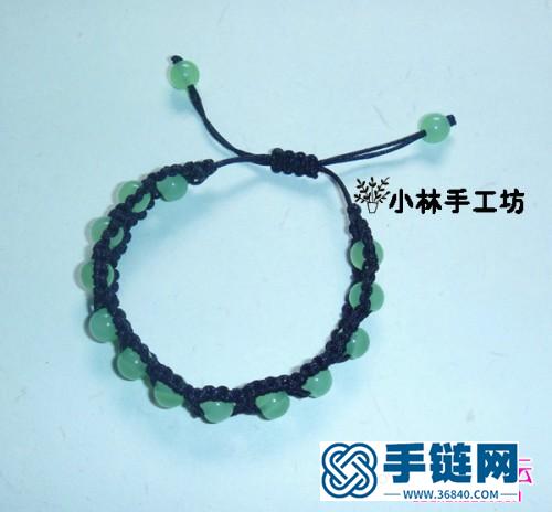 绳编漂亮的手链款式图、编制方法教程