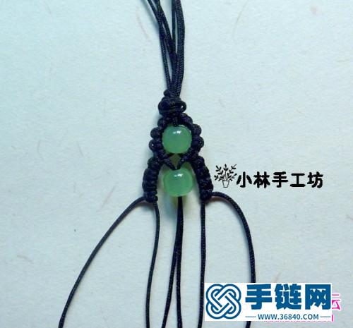 绳编漂亮的手链款式图、编制方法教程
