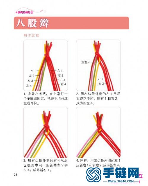 学编绳基础结法书，编绳基础结法