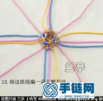 中国结做的创意彩色挂饰