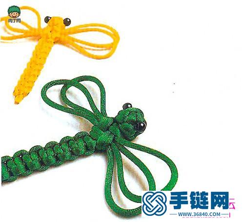 中国结蜻蜓编法，绳编蜻蜓教程