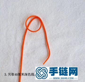 绳结流苏挂件的制作方法