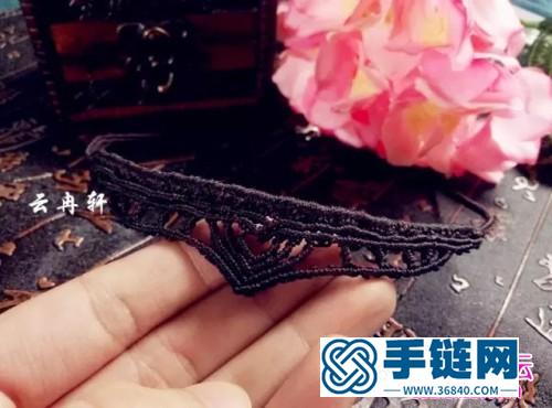 中国结编织制作的锁骨项链教程