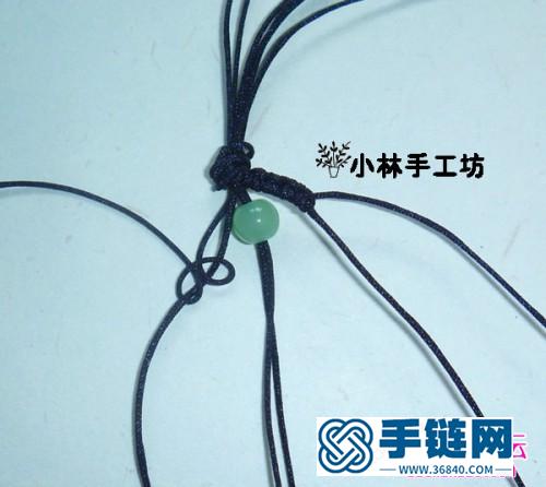 绳编漂亮的手链款式图、编制方法教程