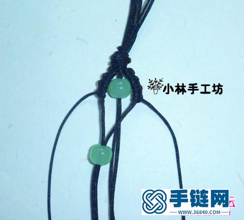 绳编漂亮的手链款式图、编制方法教程