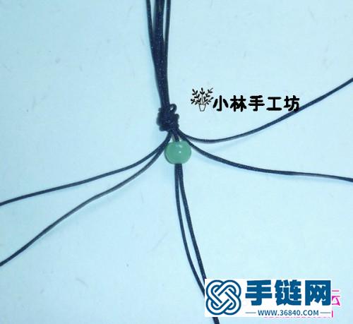 绳编漂亮的手链款式图、编制方法教程