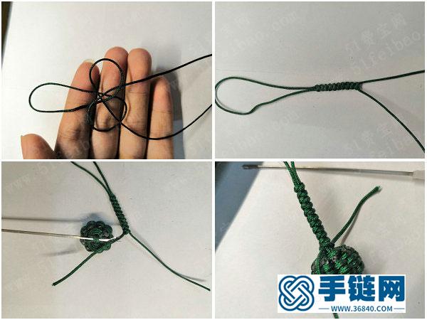 简单DIY绳编榛子挂件制作教学 