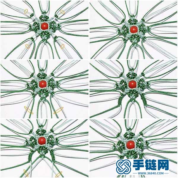 编绳镂空香囊挂件_手工制作中国结传统香囊 