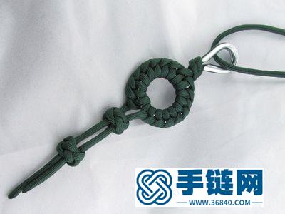 简单DIY手工绳编环结吊饰 