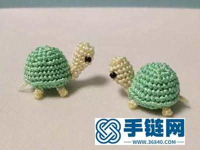 简单DIY手工编织_编法可爱的小乌龟编法教程 