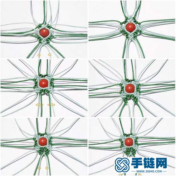 编绳镂空香囊挂件_手工制作中国结传统香囊 