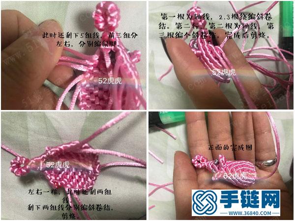 鼠年手工饰物制作_编绳小胖鼠简单DIY制作教程 