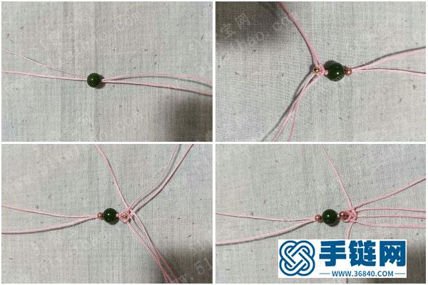 中国结简单DIY教程_编绳守护之翼的过程图 