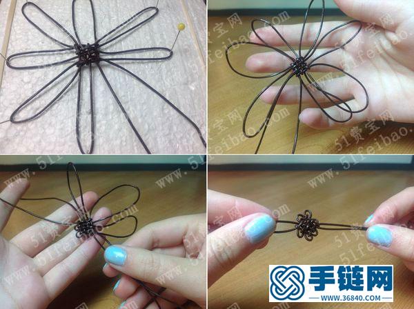 怎么做中国结盘长结绳编戒指 