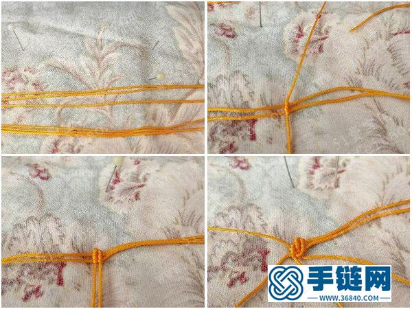 手工编织简单DIY_制作漂亮的绳结艺术蝴蝶兰 