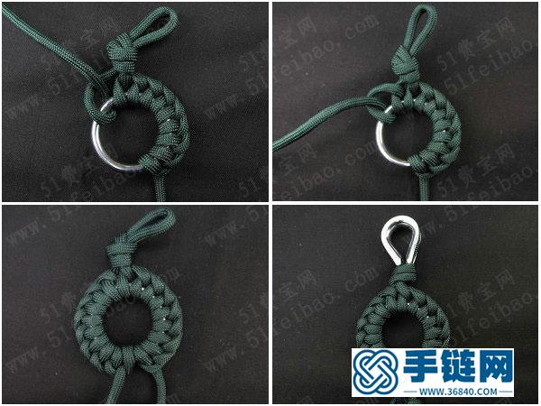 简单DIY手工绳编环结吊饰 