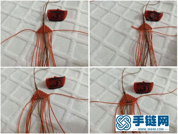 好看的编法手创_编绳对虾吊坠挂饰图解 