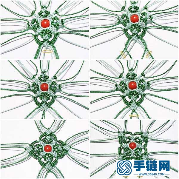 编绳镂空香囊挂件_手工制作中国结传统香囊 