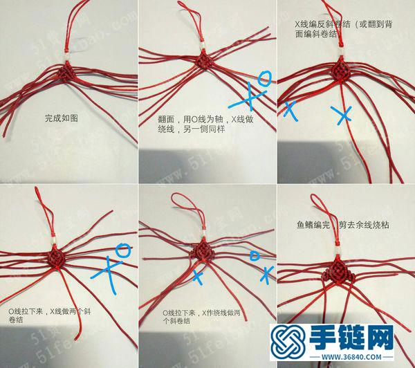 消耗余线的小技巧_简单DIY手编小鱼儿挂件 