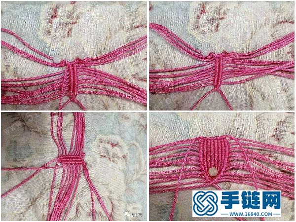 手工编织简单DIY_制作漂亮的绳结艺术蝴蝶兰 