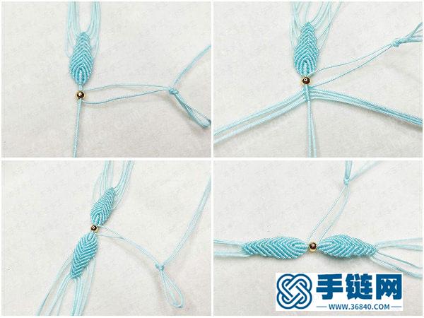 编绳饰物创意教程_很美的简单DIY立体蝴蝶结耳线 