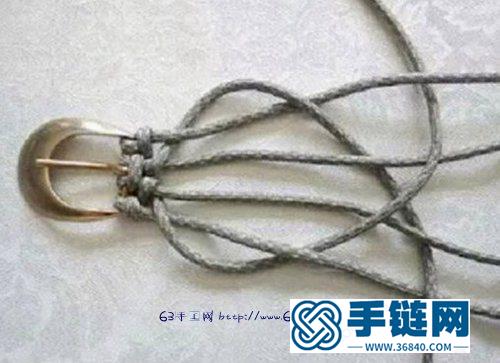 用绳子手工编织腰带的方法 腰带编织方法图解