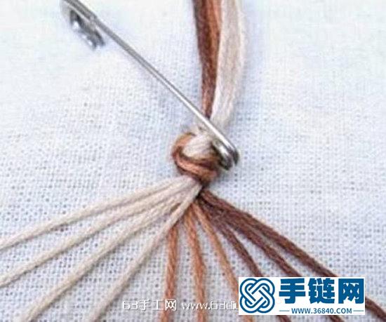 股绳 十股绳的编法十股绳编织绳手链图解_手链编法_36840手链网_编绳手链教程图解视频，最全面手工编织红绳编法大全,辞趣翩翩