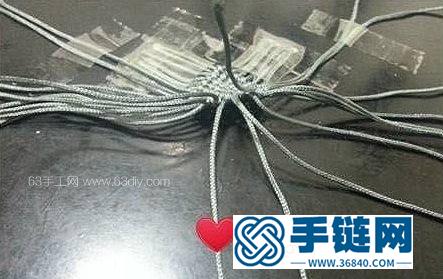 手工编织戒指教程 心形戒指的编织方法