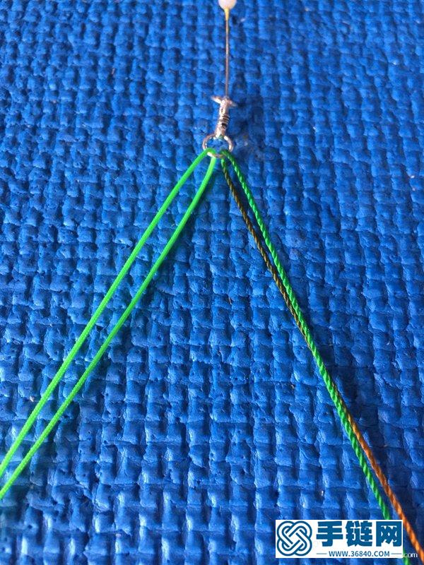 简单之美-四股辫手绳的编法