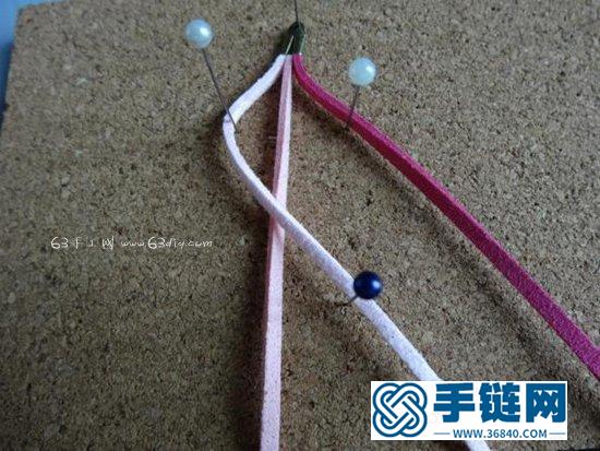 韩国绒绳编织手链 美腻腻的韩国绒手链编织教程