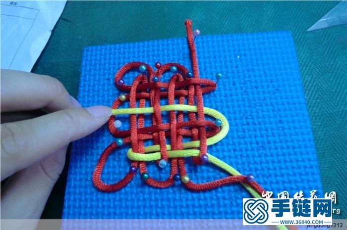 2回盘包套编法（人字面）
