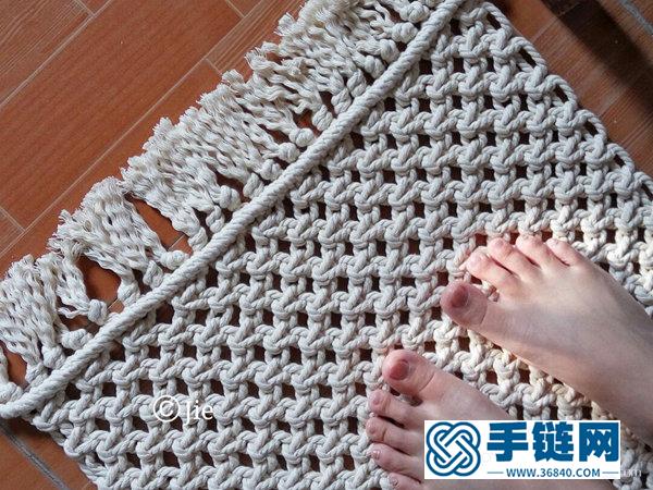 自制地毯做法 北欧风地毯手工编织教程