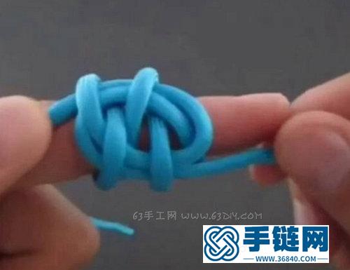 用绳子编小球 装饰小球绳编手工教程