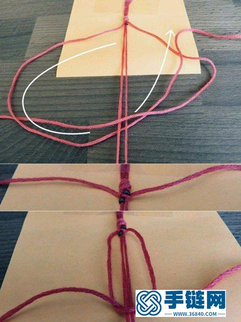 自己动手编织一条美丽的手链 手链编织教程