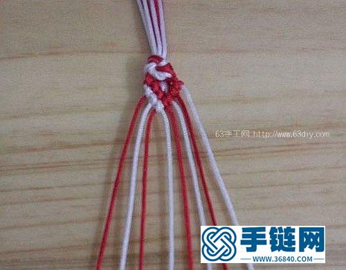 心心相印手链编法图解